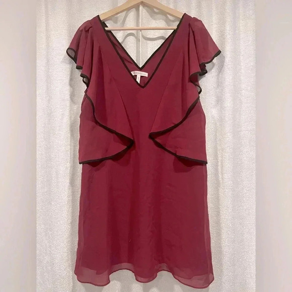 BCBG Black Trim Dress - Picture 1 of 5